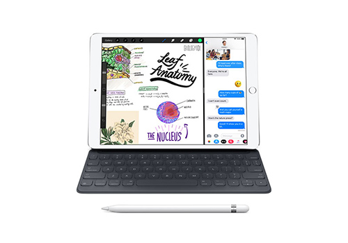 ipad with keyboard and pencil