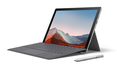 Surface Pro 7+ laptop