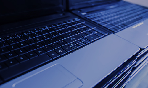 Rows of edcucation laptops