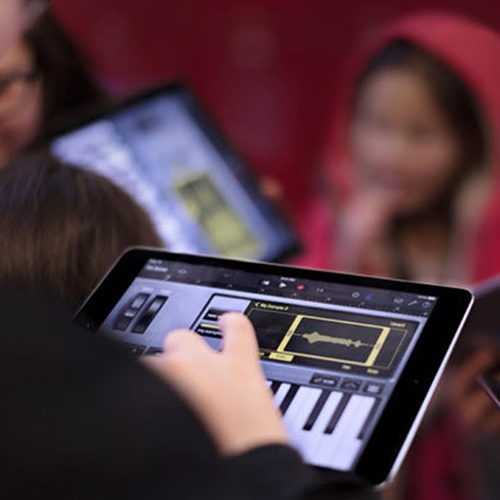 iPad using garageband