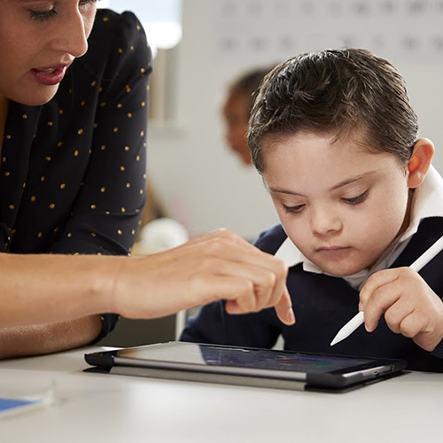 Send pupil using ipad