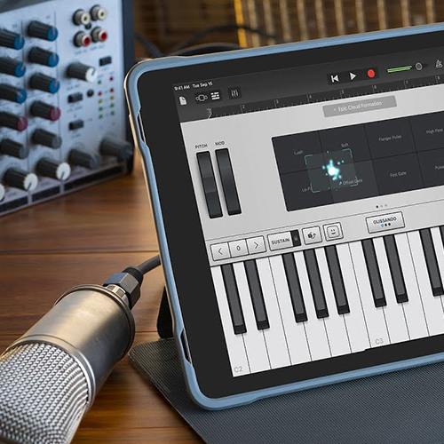 Ipad with garageband