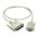 C2G 1m DB9 Female to DB25 Male Modem Cable