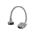 C2G 10m Premium Shielded HD15 SXGA M/M Monitor Cable with 90° Down Angled Male Connector
