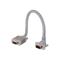 C2G 1m Premium Shielded HD15 SXGA M/F Monitor Extension Cable with 90° Down Angled Male Connector