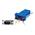 C2G RJ45 to DB9 Male Modular Adapter - Blue