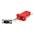 C2G RJ45/DB9M Modular Adapter Red