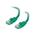 C2G 1m Cat5E 350 MHz Snagless Booted Patch Cable - Green