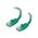 C2G 1.5m Cat5E 350 MHz Snagless Patch Cable - Green