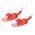 C2G 2m Cat6 550 MHz Snagless Crossover Cable - Red