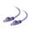 C2G .5m Cat6 550 MHz Snagless Patch Cable - Purple