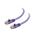 C2G 1m Cat5E 350 MHz Snagless Patch Cable - Purple