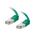 C2G 7m Shielded Cat5E Moulded Patch Cable - Green