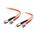 C2G 3m ST/ST LSZH Duplex 62.5/125 Multimode Fibre Patch Cable - Orange