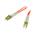 C2G 10m LC/LC LSZH Duplex 62.5/125 Multimode Fibre Patch Cable - Orange