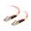 C2G 2m LC/LC LSZH Duplex 50/125 Multimode Fibre Patch Cable - Orange
