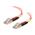 C2G 3m LC/LC LSZH Duplex 50/125 Multimode Fibre Patch Cable - Orange