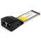StarTech.com Dual Port ExpressCard Gigabit Laptop Ethernet NIC Network Adapter Card