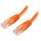 StarTech.com 15 ft Cat5e Orange Molded RJ45 UTP Cat 5e Patch Cable