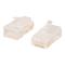 C2G RJ45 CAT5e 8x8 Modular Plugs for Round Stranded Cable (50pk)