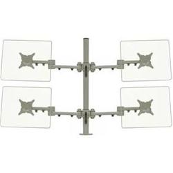 ErgoMounts Desk Mount For 23" Screens - Silver
