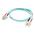 C2G 15m SC-SC 10Gb 50/125 OM3 Duplex Multimode PVC Fibre Optic Cable (LSZH) - Aqua