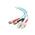 C2G 2m SC-ST 10Gb 50/125 OM3 Duplex Multimode PVC Fibre Optic Cable (LSZH) - Aqua