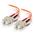 C2G 15m SC-SC 62.5/125 OM1 Duplex Multimode PVC Fibre Optic Cable (LSZH) - Orange