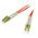 C2G 15m LC-LC 62.5/125 OM1 Duplex Multimode PVC Fibre Optic Cable (LSZH) - Orange