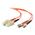 C2G 7m SC-ST 50/125 OM2 Duplex Multimode PVC Fibre Optic Cable (LSZH) - Orange