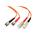 StarTech.com 2m Multimode 62.5/125 Duplex Fiber Patch Cable ST - SC