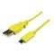 StarTech.com 1m Yellow Mobile Charge Sync USB to Slim Micro USB Cable for Smartphones and Tablets