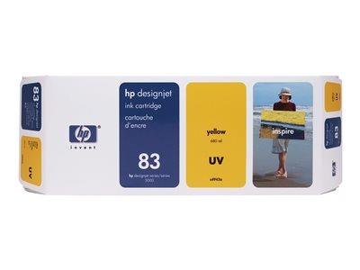 HP 83 680-ml Yellow UV Ink Cartridge