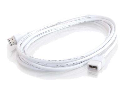 C2G 3m USB A Male to A Female Extension Cable - White