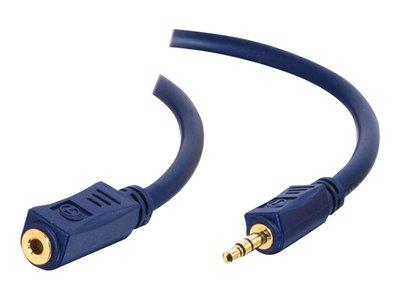 C2G 2m Velocity™ 3.5mm M/F Stereo Audio Extension Cable
