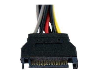 StarTech.com 6in SATA Power Y Splitter Cable Adapter - M/F