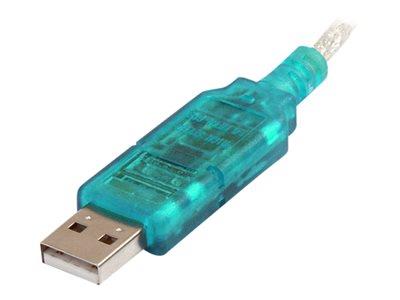 StarTech.com 3ft USB to RS232 DB9 Serial Adapter Cable - M/M
