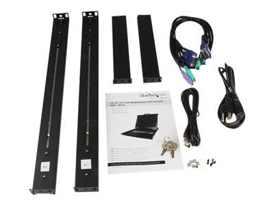 StarTech.com 1U 17" HD 1080p Dual Rail Rackmount Widescreen LCD Console