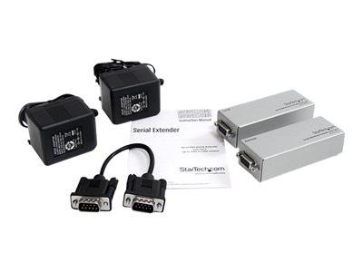 StarTech.com Serial DB9 RS232 Extender over Cat 5 - Up to 3300 ft (1000 meters)
