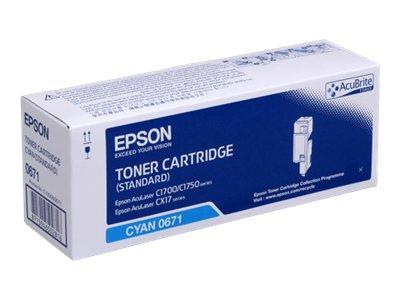 Epson C1700/C1750/CX17 Cyan Toner