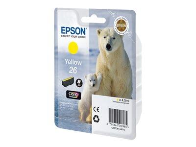 Epson Singlepack Yellow 26 Claria Premium Ink