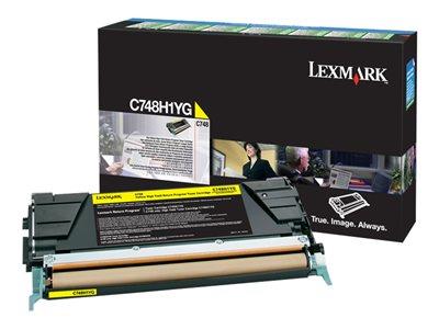 Lexmark C748 Yellow High Yield Return Program Toner