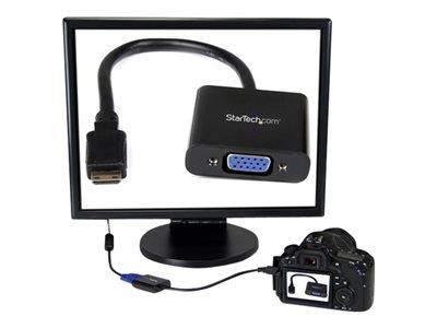 StarTech.com Mini HDMI to VGA Adapter Converter for Digital Still Camera / Video Camera - 1920x1080