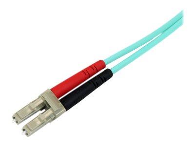 StarTech.com 3m 10 Gb Aqua Multimode 50/125 Duplex LSZH Fiber Patch Cable LC - LC