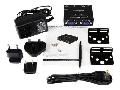 StarTech.com 2-Port VGA Auto Switch Box with Priority Switching and EDID Copy