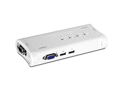 TRENDnet TK-407K 4-Port USB KVM Switch Kit