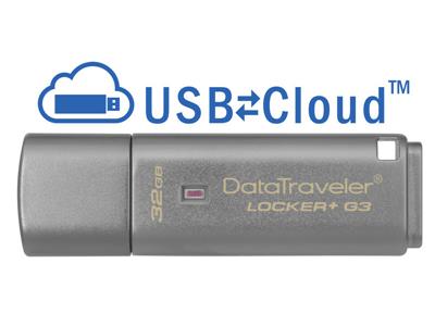 Kingston 32GB DataTraveler Locker+ G3 USB3 Flash Drive GDPR Compliant