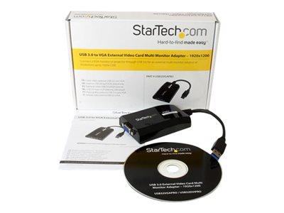StarTech.com USB 3.0 to VGA External Video Card Multi Monitor Adapter for Mac and PC