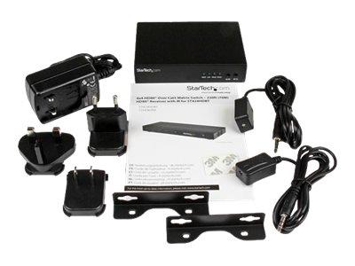 StarTech.com HDMI over Cat5 / Cat6 Receiver for ST424HDBT – 230ft (70m) – 1080p