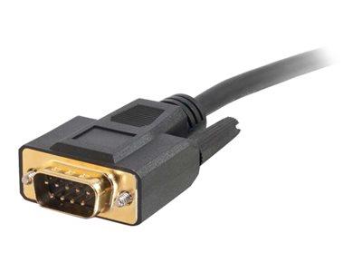 C2G 0.5m Velocity DB9 Male to 3.5mm Male Adapter